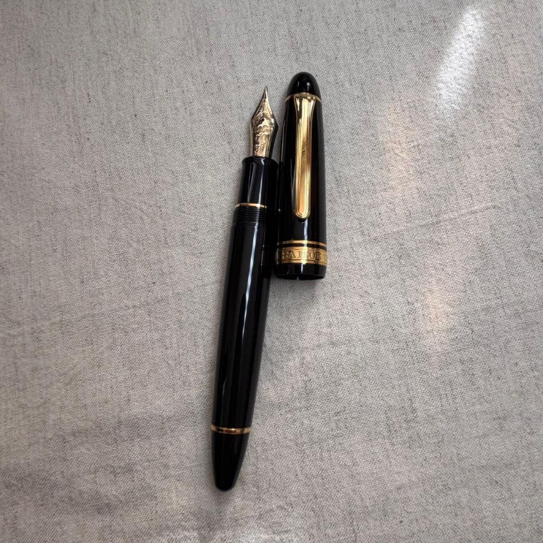 旧型セーラー長刀研ぎ万年筆KOPキング イーグル NAG21K特殊ペン先3枚重ね