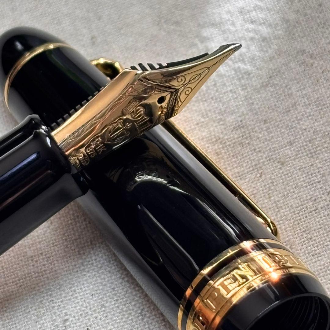 旧型セーラー長刀研ぎ万年筆KOPキング イーグル NAG21K特殊ペン先3枚重ね