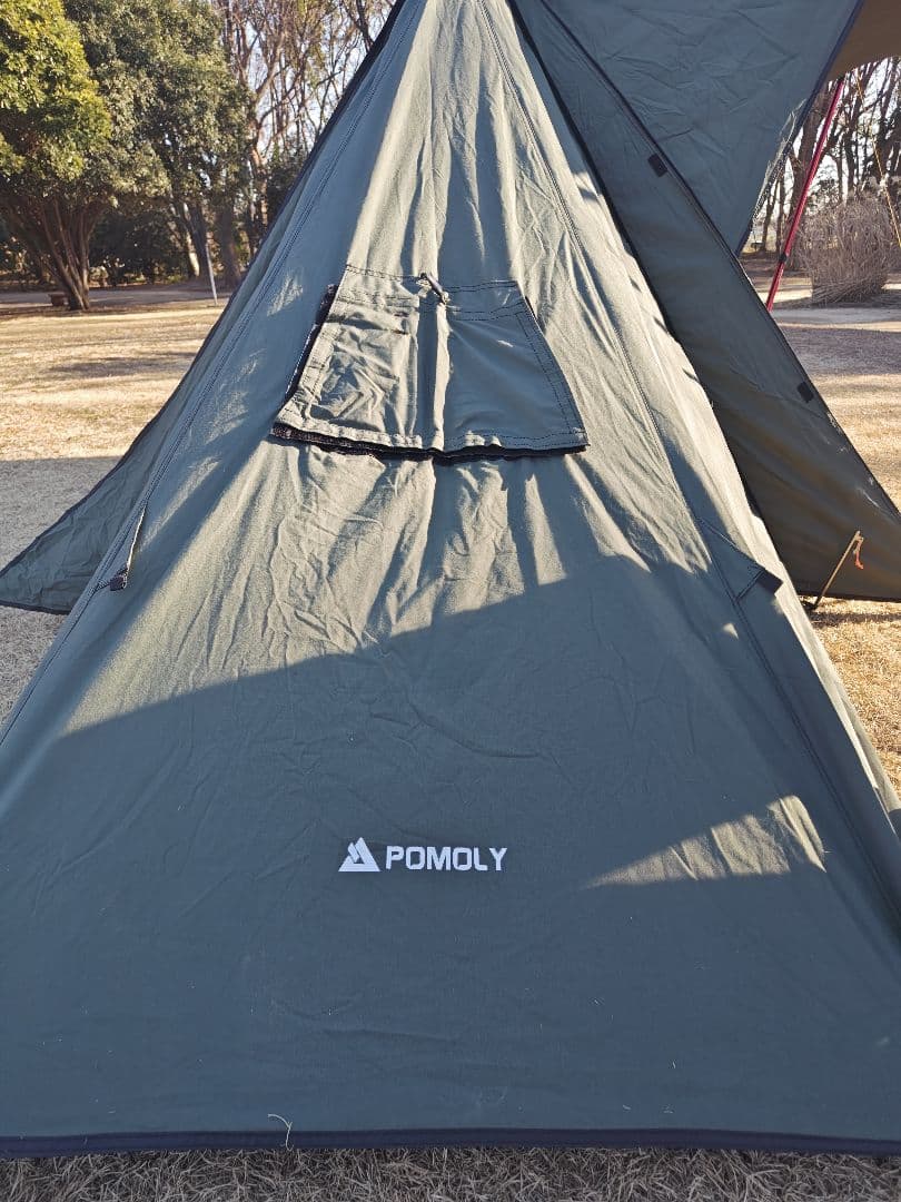 POMOLY パップテント煙突穴付 STOVEHUT TC