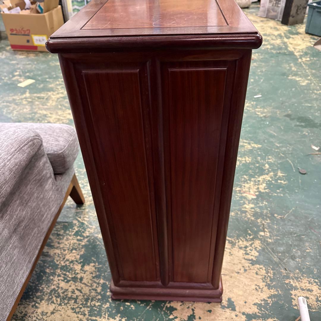 木製 唐木 花梨 チェスト 引き出し タンス インテリア 6杯