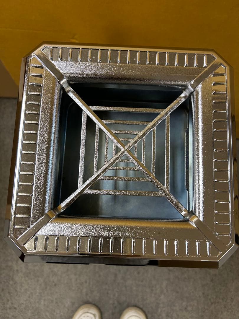 新品　灰皿　スモーキングスタンド　業務用　光製作所　シルバー　灰皿スタンド