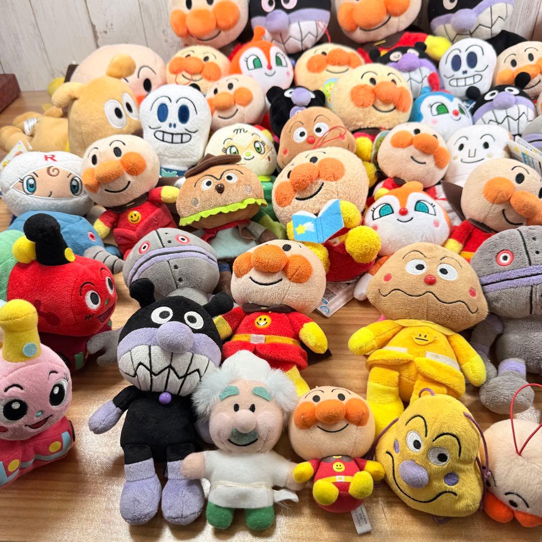 アンパンマン キャラクター ぬいぐるみ 大量 セット 50体以上！