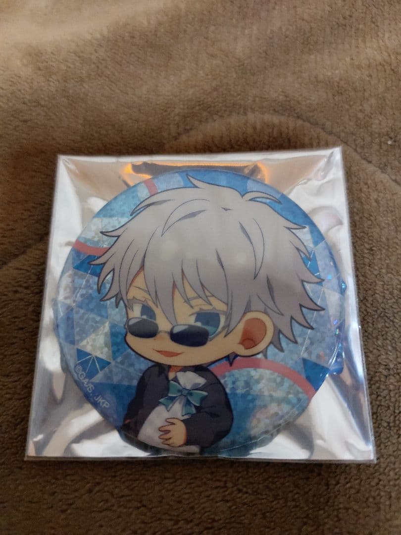 呪術廻戦 マルイ プレゼント 五条悟 缶バッジ ホロ