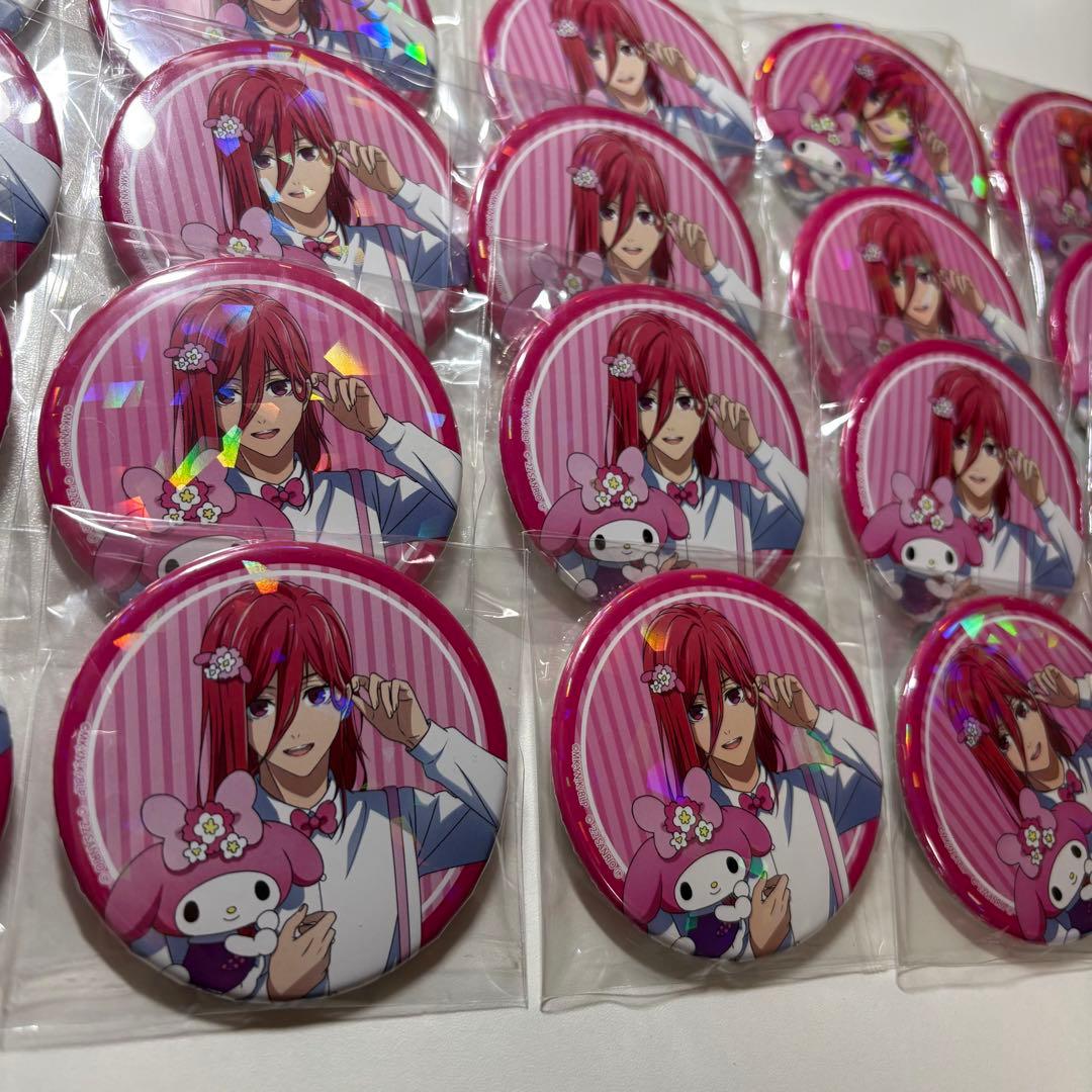 ブルーロック サンリオ 千切豹馬 マイメロ ホログラム缶バッジ