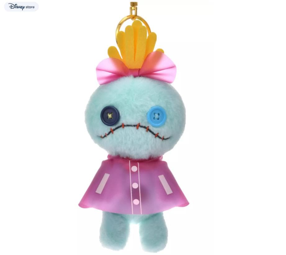 【ディズニー】リロ&スティッチとスクランプ　ぬいぐるみ キーホルダー3点セット