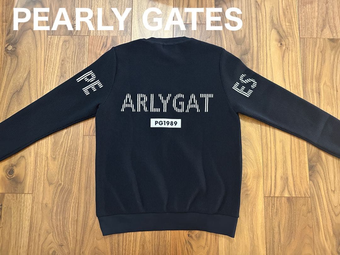 パーリーゲイツ　ニット　メンズ　サイズ４　ネイビー