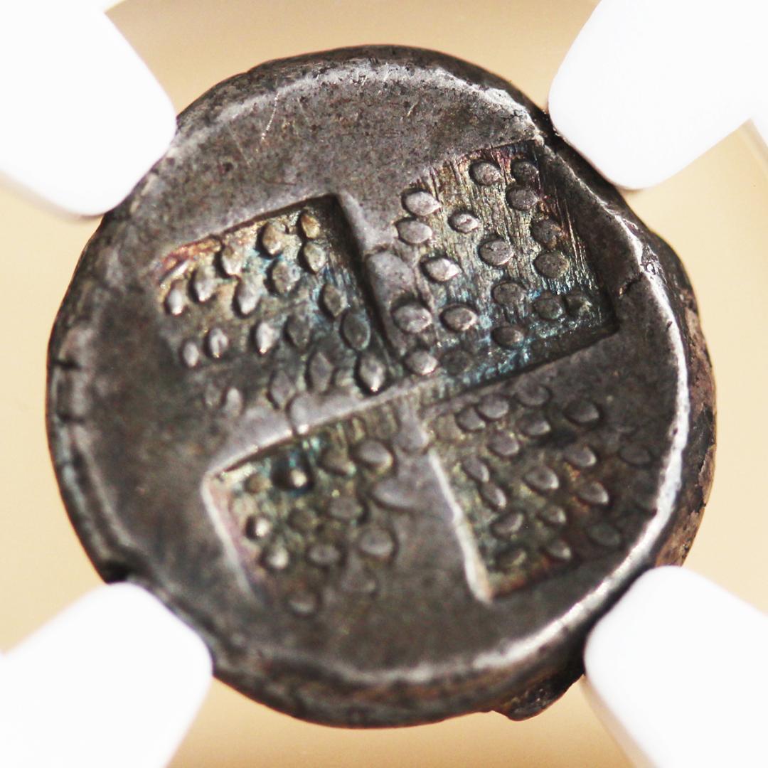 ビテュニア カルケドン【Ch VF NGC】　雄牛　ドラクマ銀貨　ビシニア