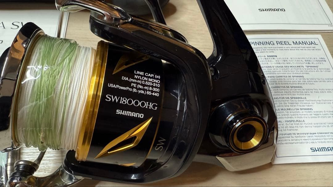 SHIMANO SW18000HG リール【美品】