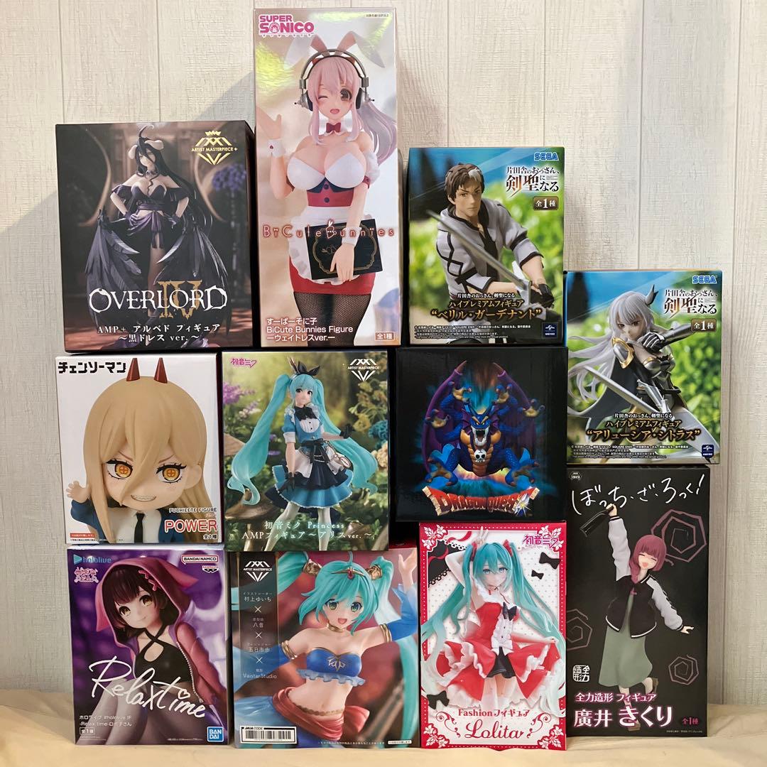 美少女フィギュアまとめ売り プライズ 11個セット 初音ミク パワー シドー