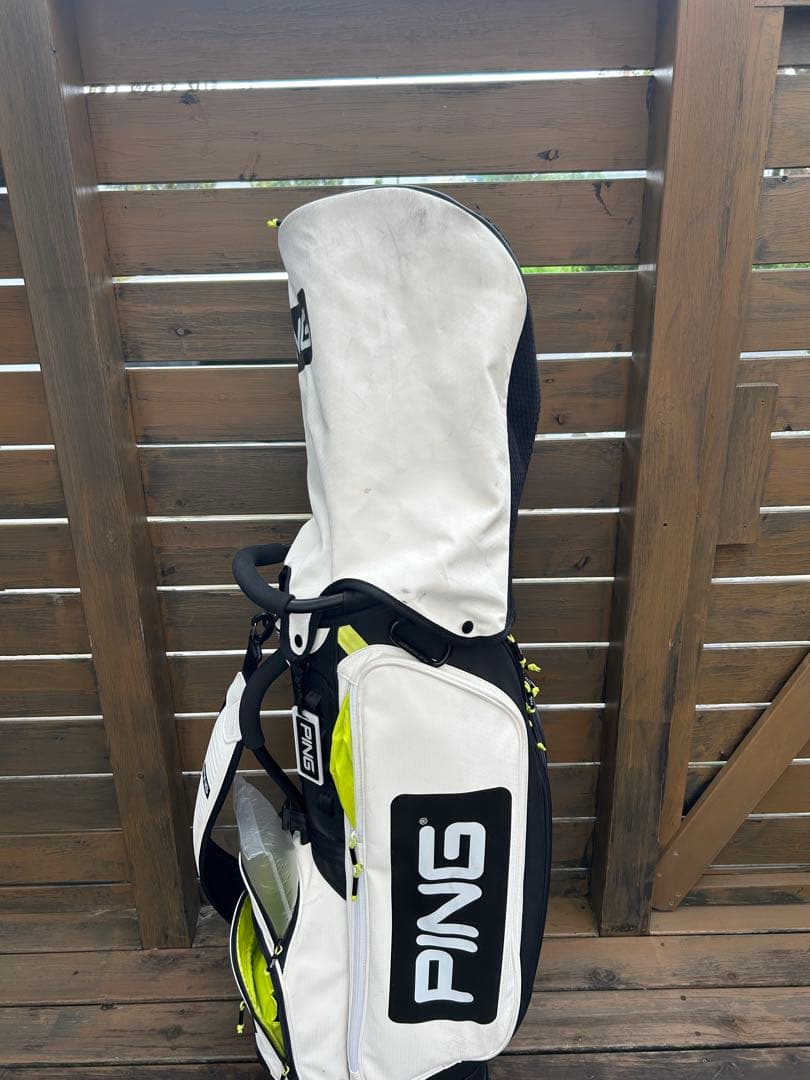 PING キャディバッグ ホワイト/ブラック