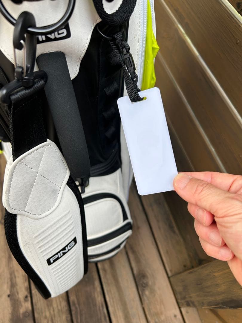 PING キャディバッグ ホワイト/ブラック