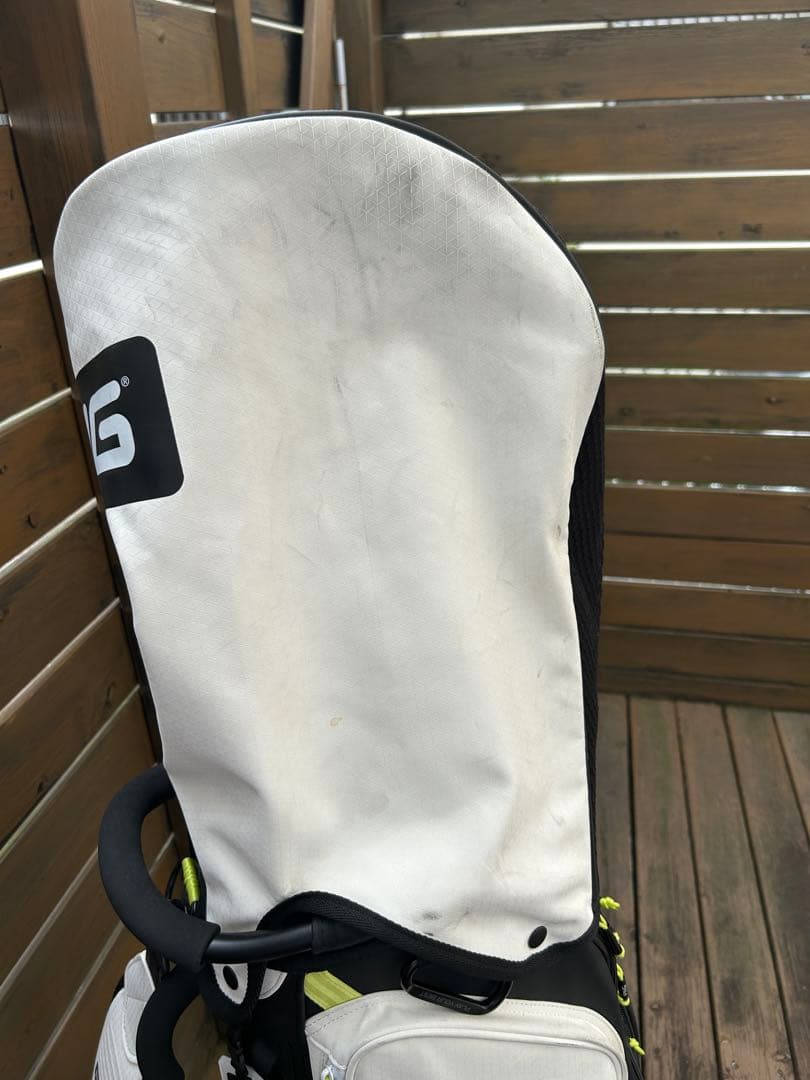 PING キャディバッグ ホワイト/ブラック