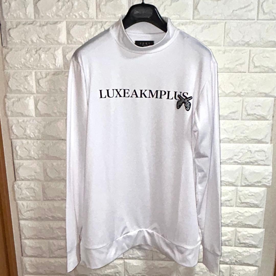 【新品】LUXEAKMPLUS×roar／裏起毛モックネック ゴルフウェア XL