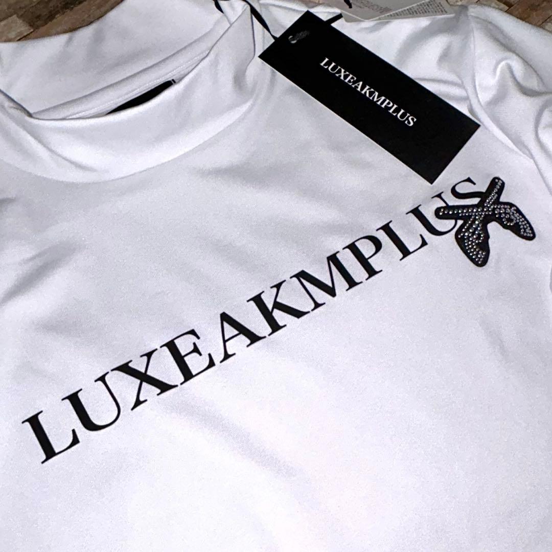 【新品】LUXEAKMPLUS×roar／裏起毛モックネック ゴルフウェア XL