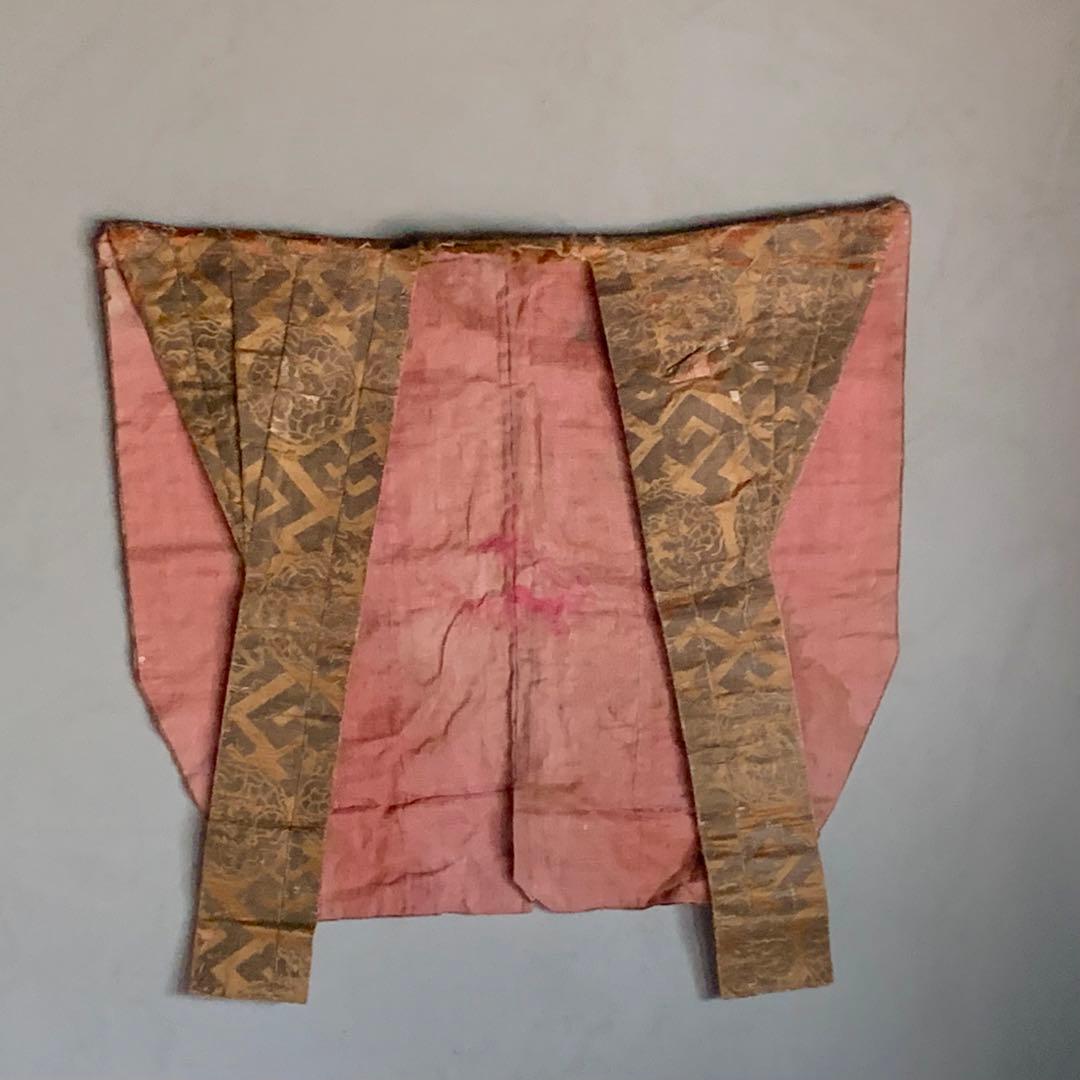 龍丸文 銀襴 古裂 肩衣 古美術 金襴 古道具 アンティーク