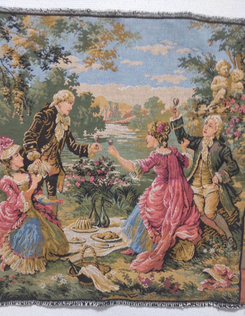 Golbys 高級フランス製ゴブラン織りアンティークラージサイズ