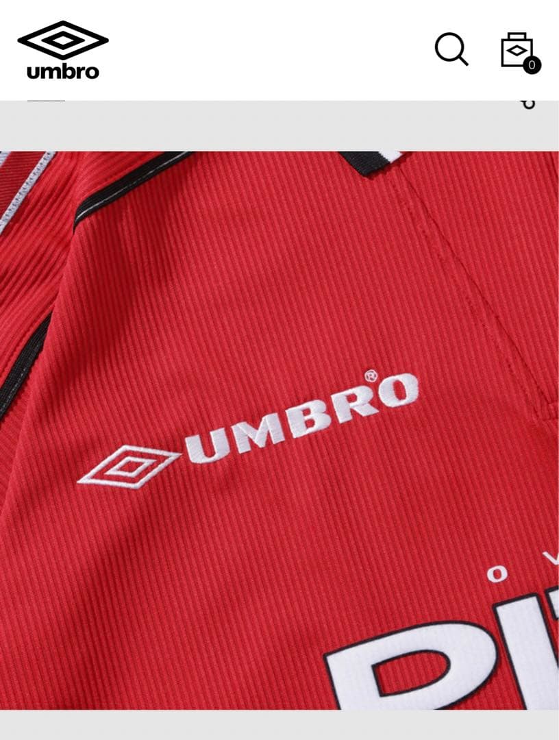 UMBRO フットボールゲームシャツ レア品