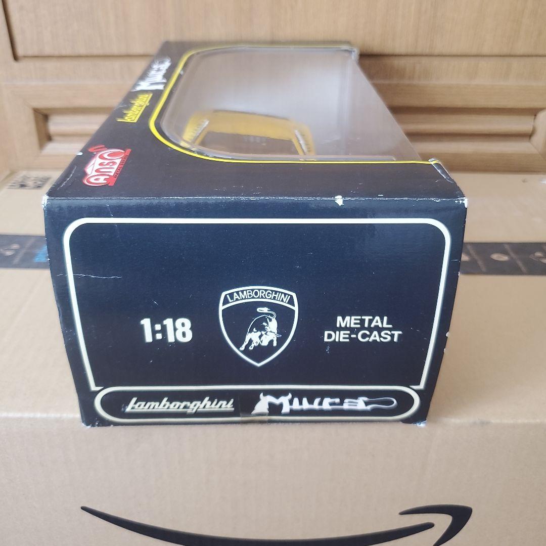 アンソン ランボルギーニ・ミウラ 1/18 ミニカー 絶版品