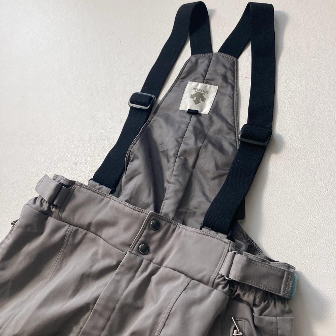 【好配色】デサント スキーウェア 上下セット L メンズ 赤 ジャケット パンツ