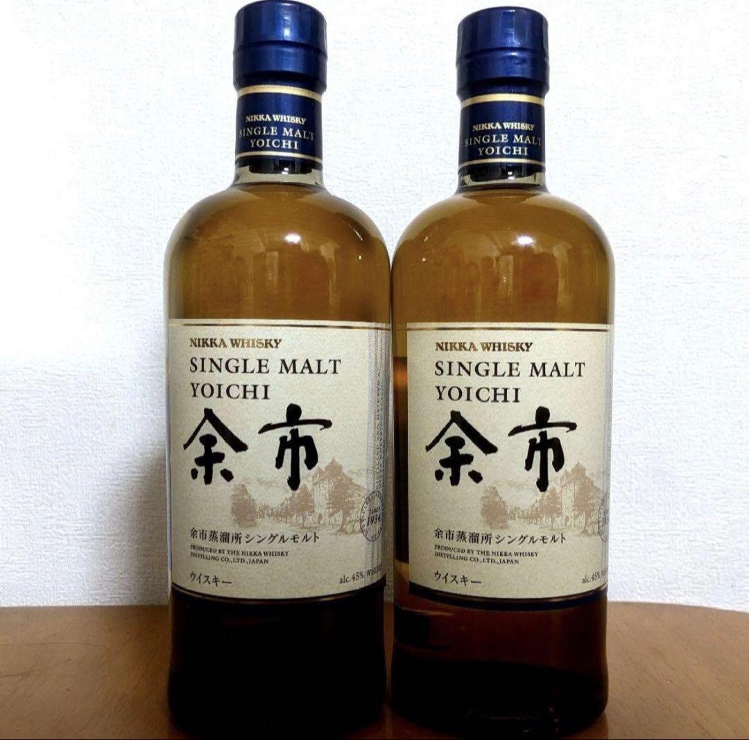 余市　シングルモルトウイスキー未開封2本セット
