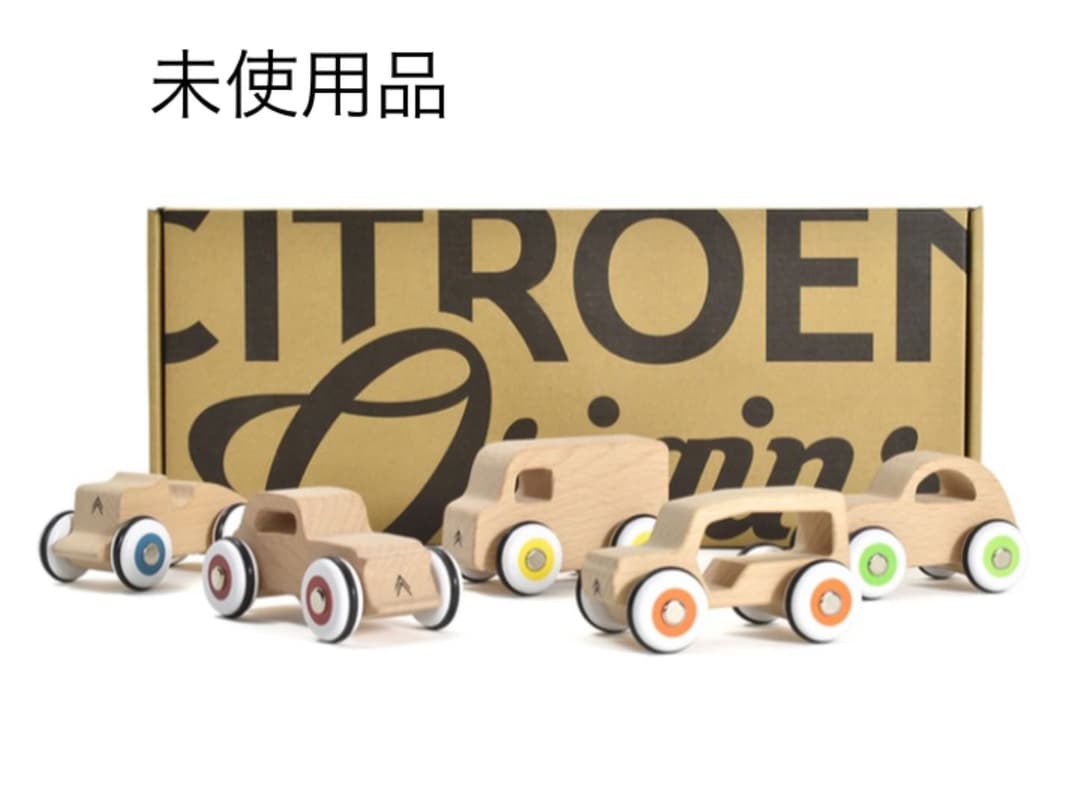 【未使用】Baghera バゲーラ×シトロエン オリジンズ 木製ミニカー 5台入