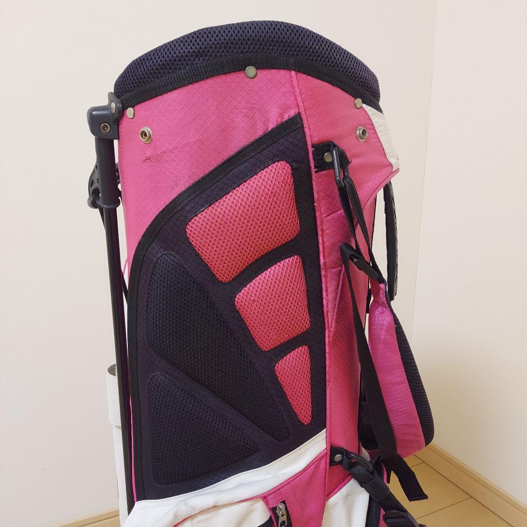 SRIXON スリクソン 軽量 キャディバック スタンド ホワイト/ピンク