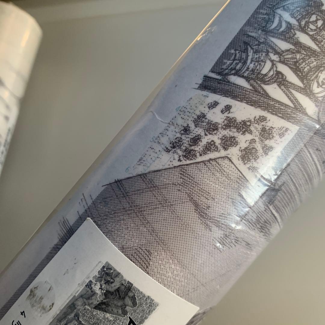 キングダム展　複製原稿　ポスター 桓騎 信VS龐煖 二点