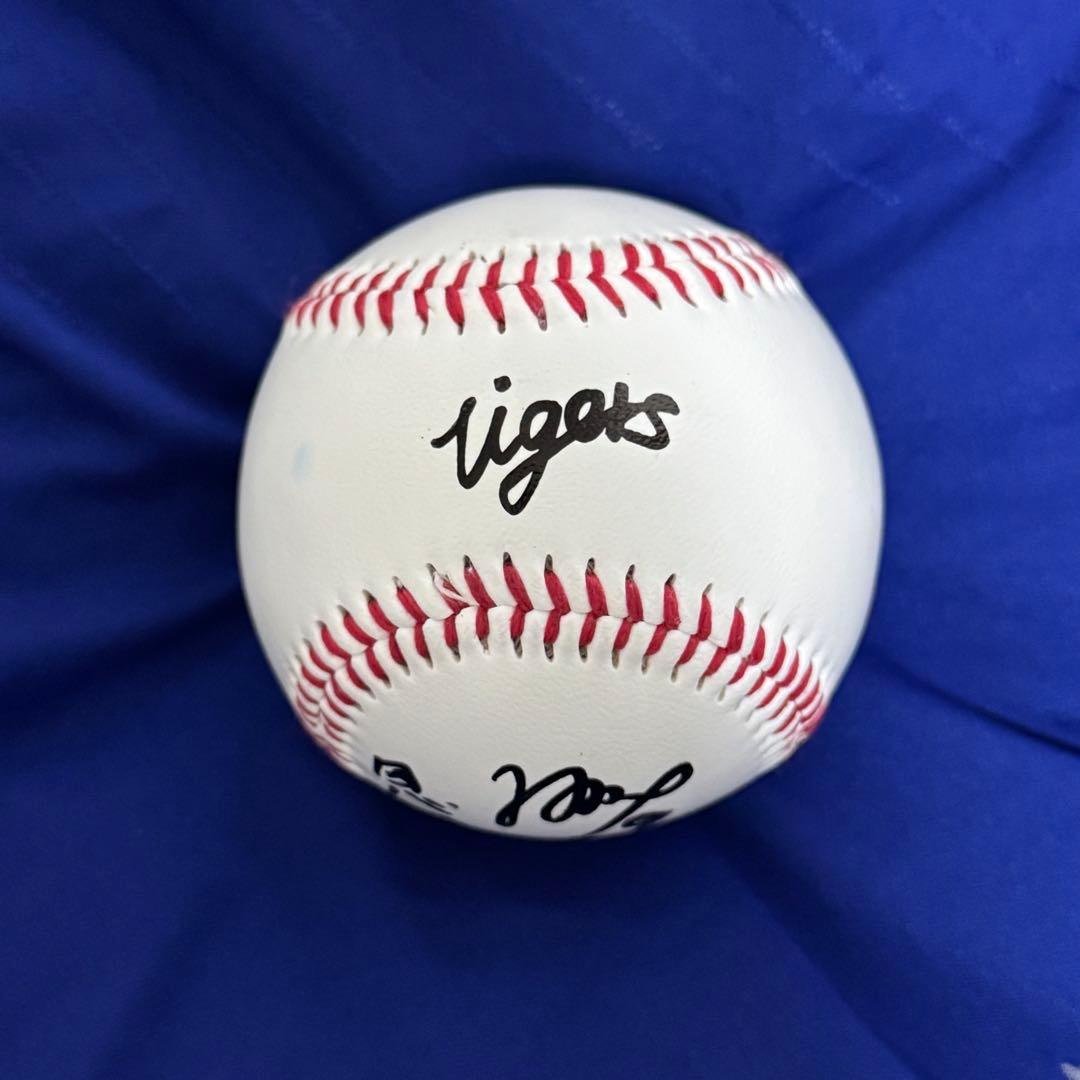 阪神タイガース ドラフト1位 立石正広 直筆サインボール 証拠あり！佐藤輝明