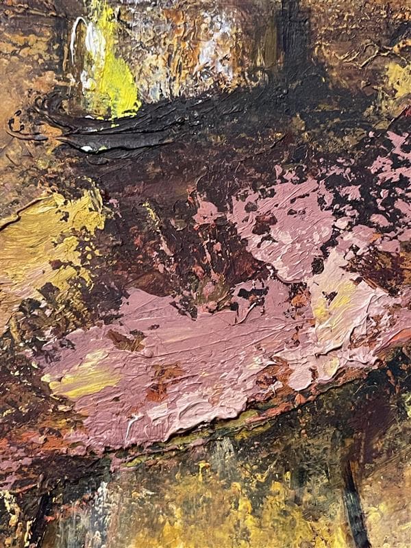 「真作」作者不明　静物画　油彩画　額装　サイン有り　F6号