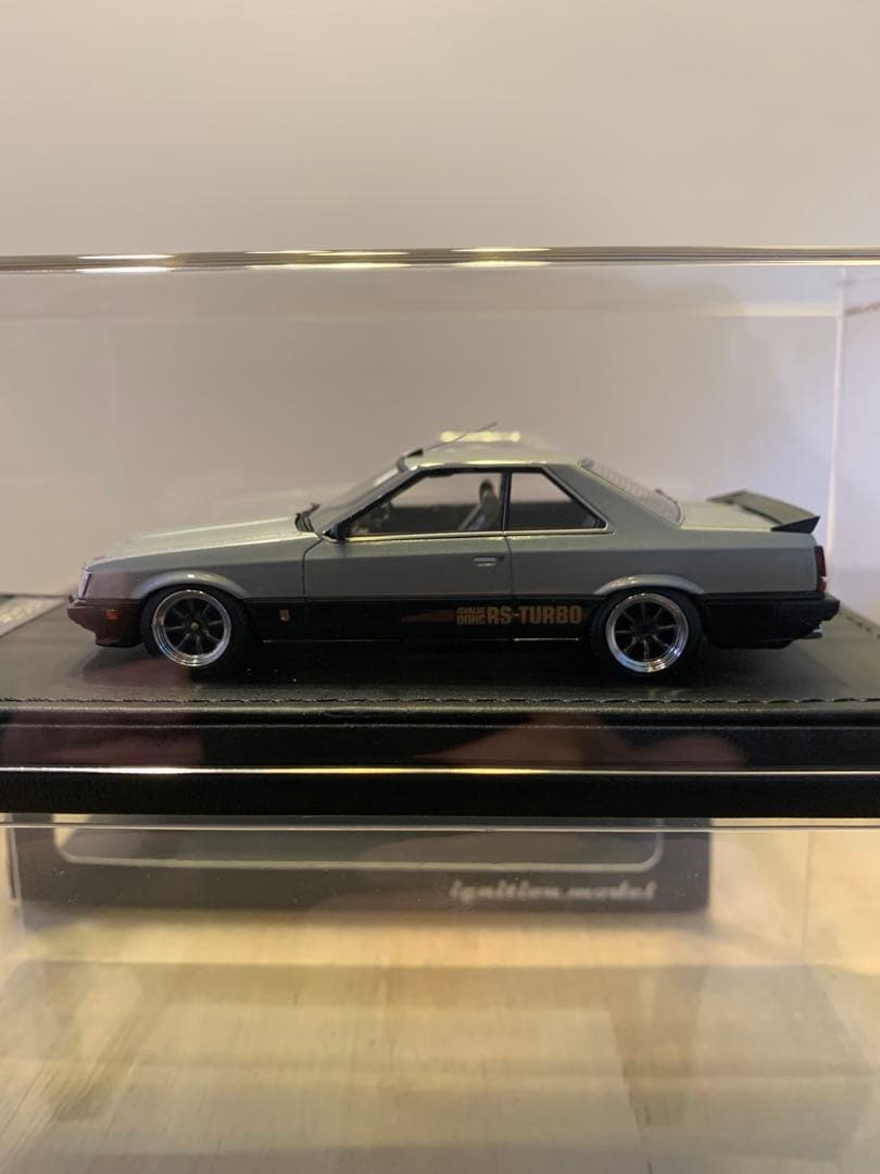 紅あづまIG 1/43 スカイライン　RSターボ　R30 シルバー