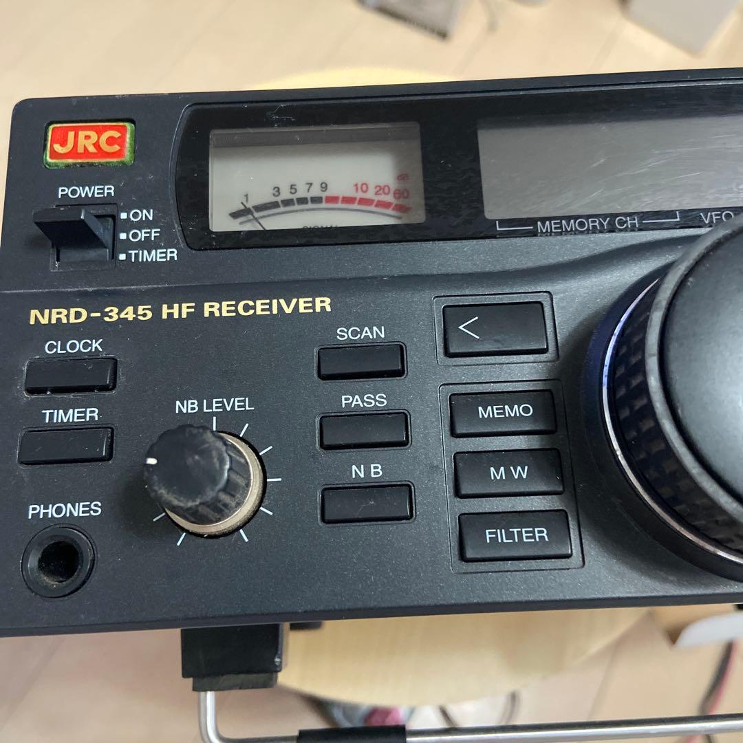 HF受信機/JRC NRD-345/希少／通電確認済み