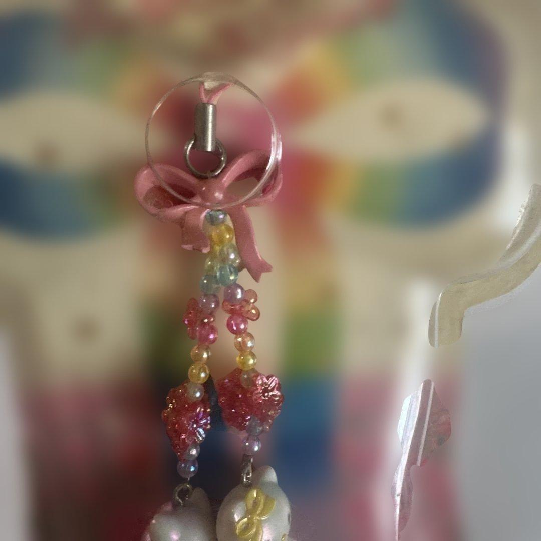 ハローキティ 根付 Hello Kitty 30yearsペア