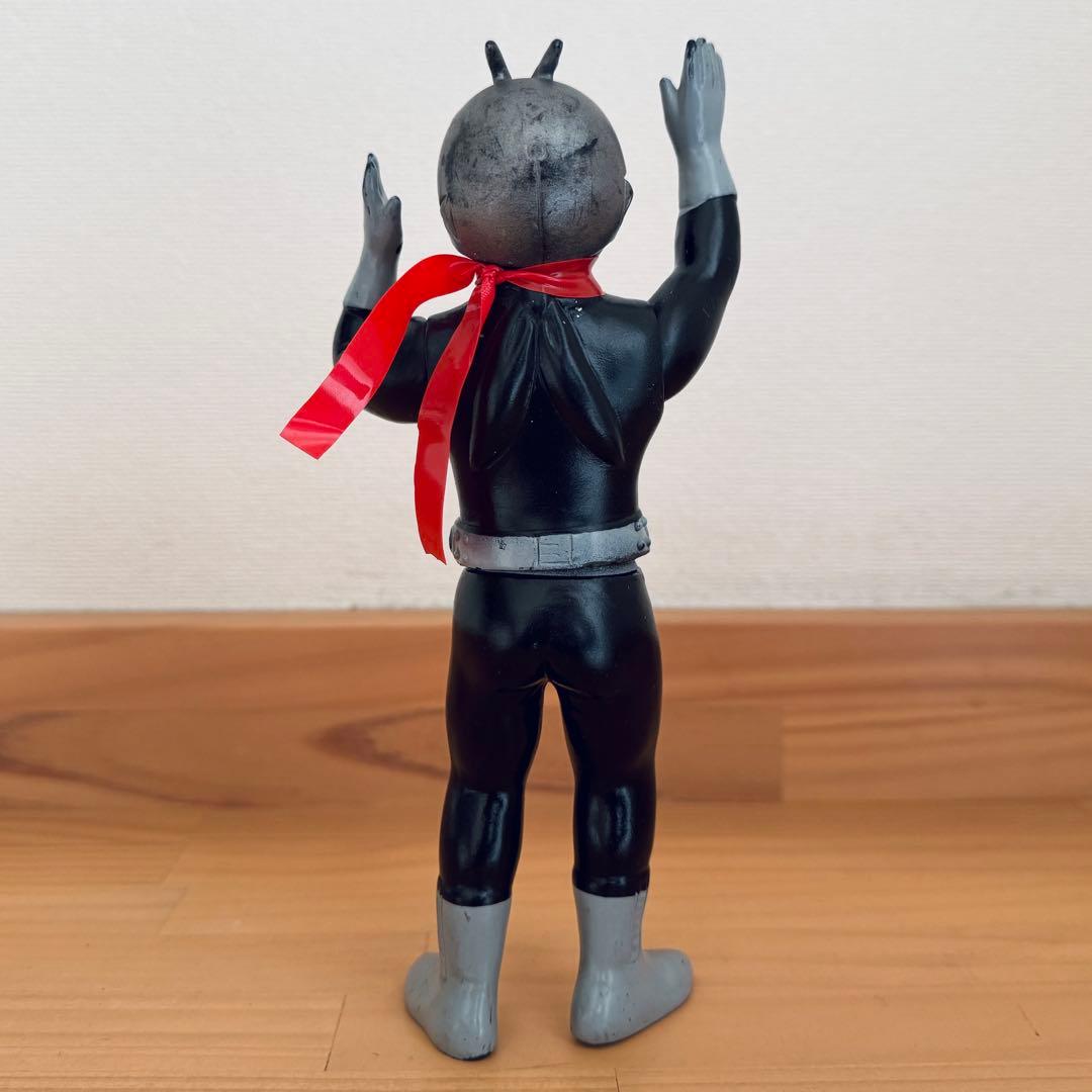 【無版権 パチ】盆踊りライダー 当時物 ソフビ