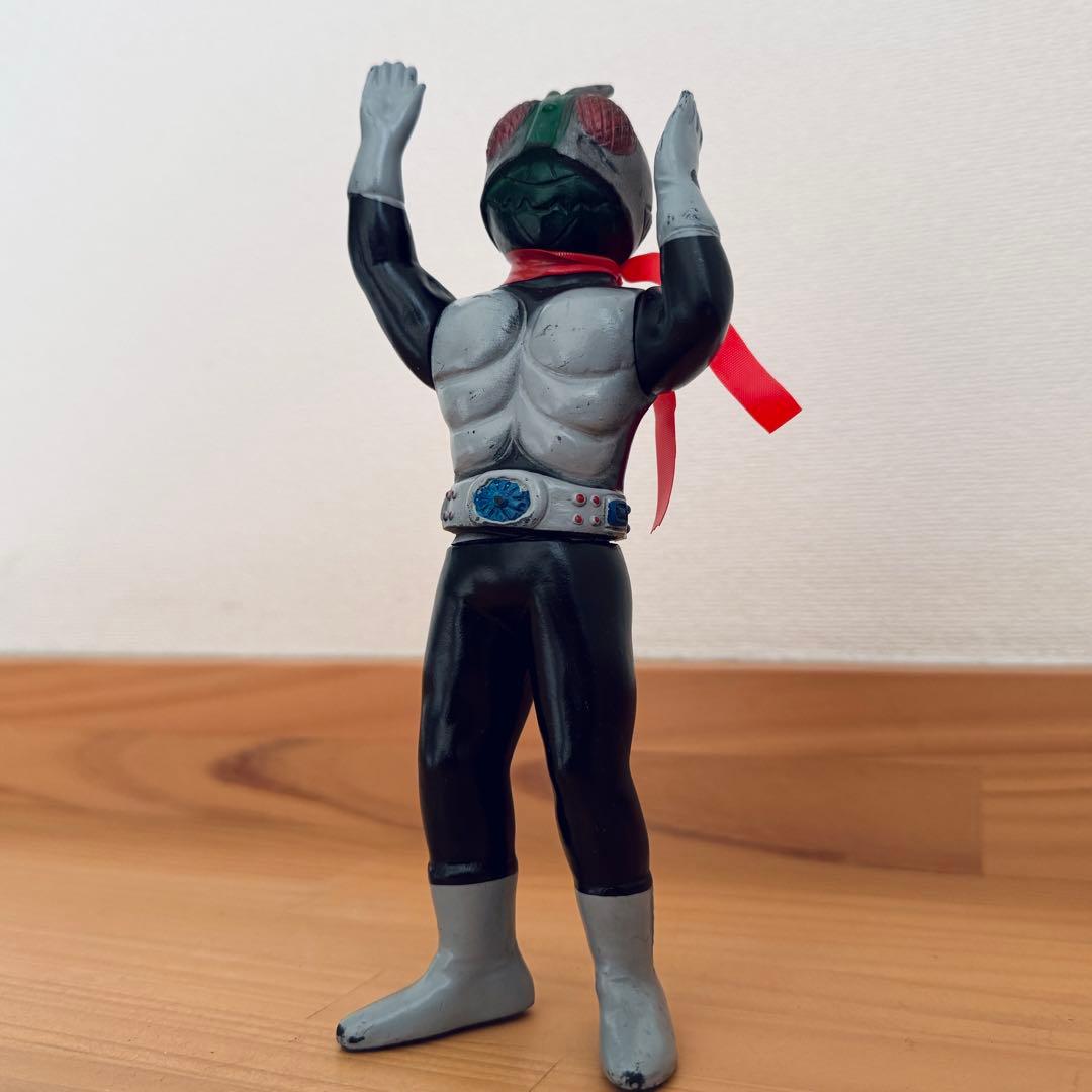 【無版権 パチ】盆踊りライダー 当時物 ソフビ