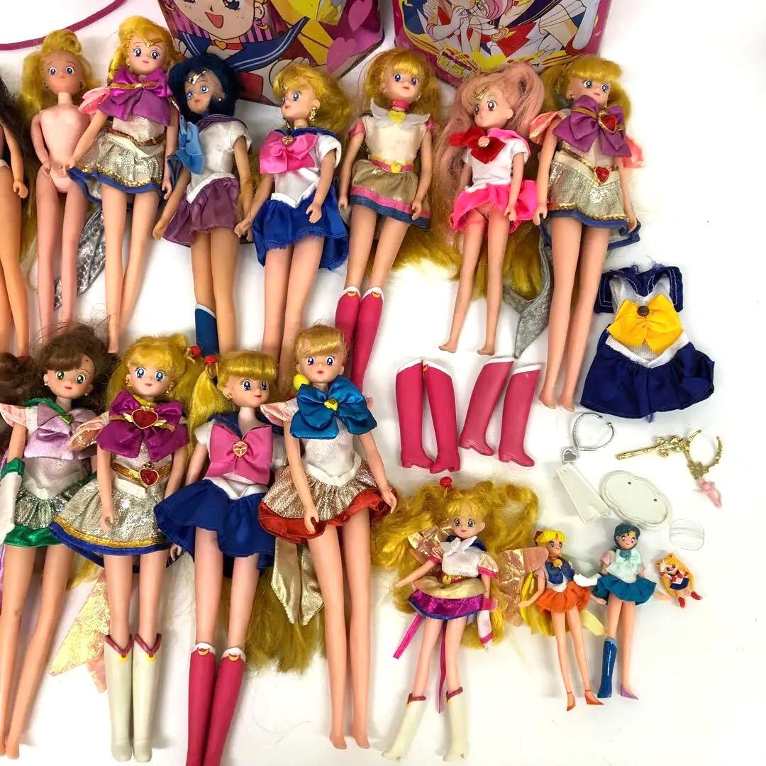 g66-g セーラームーン　人形　まとめ売り　まとめて　14体　小物