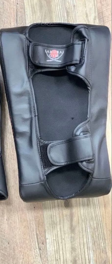 カーフキックダブルミット 左右利用できます 商材本革