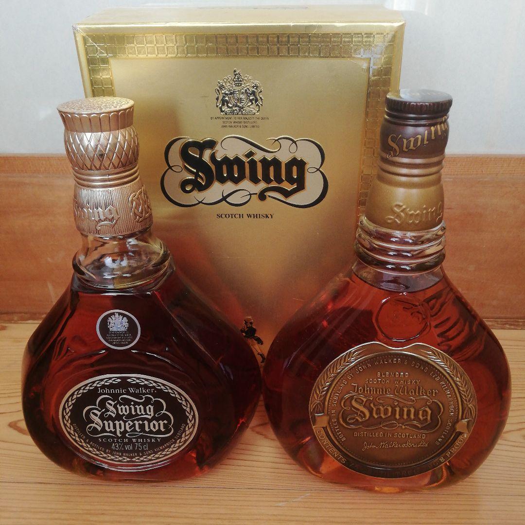 【希少】ジョニーウォーカー スウィング スペリオール，スウィング 43.4%