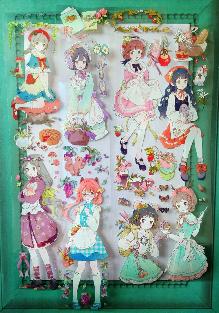 J69＃碩碩(PET)差只小恐竜切り売り海外人物マステ女の子