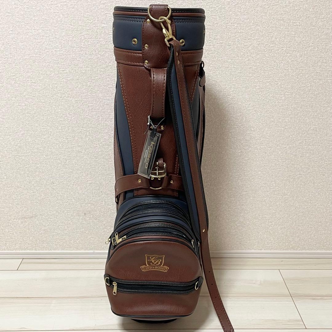 【希少未使用】kasco キャディバッグ Lewis&Bonny ルイス&ボニー