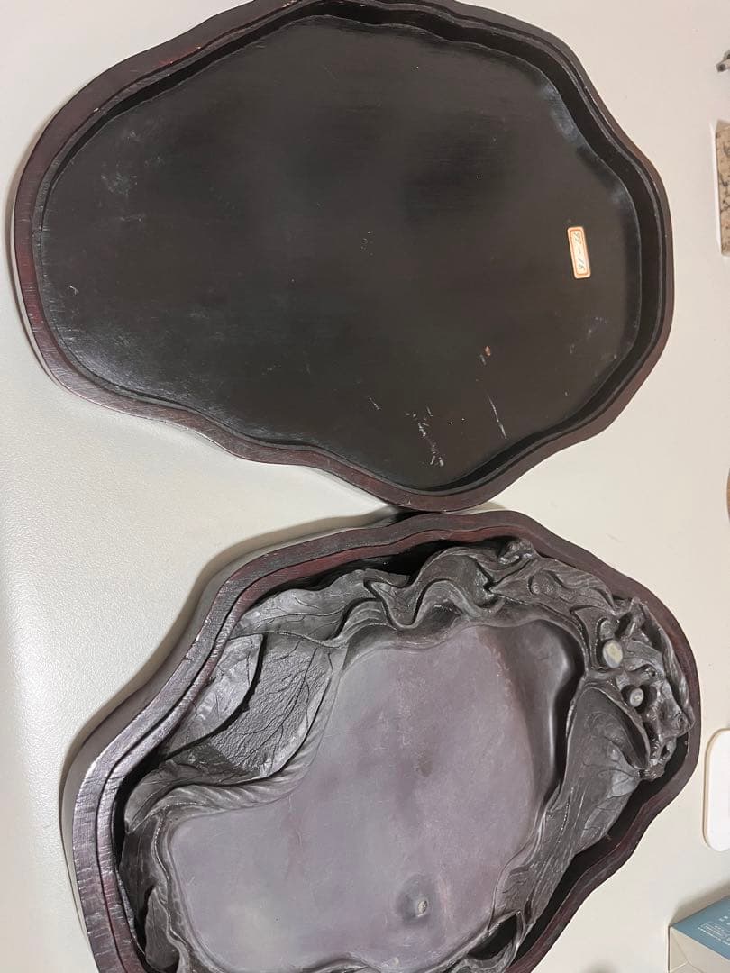 端渓硯　石眼　特大31-66