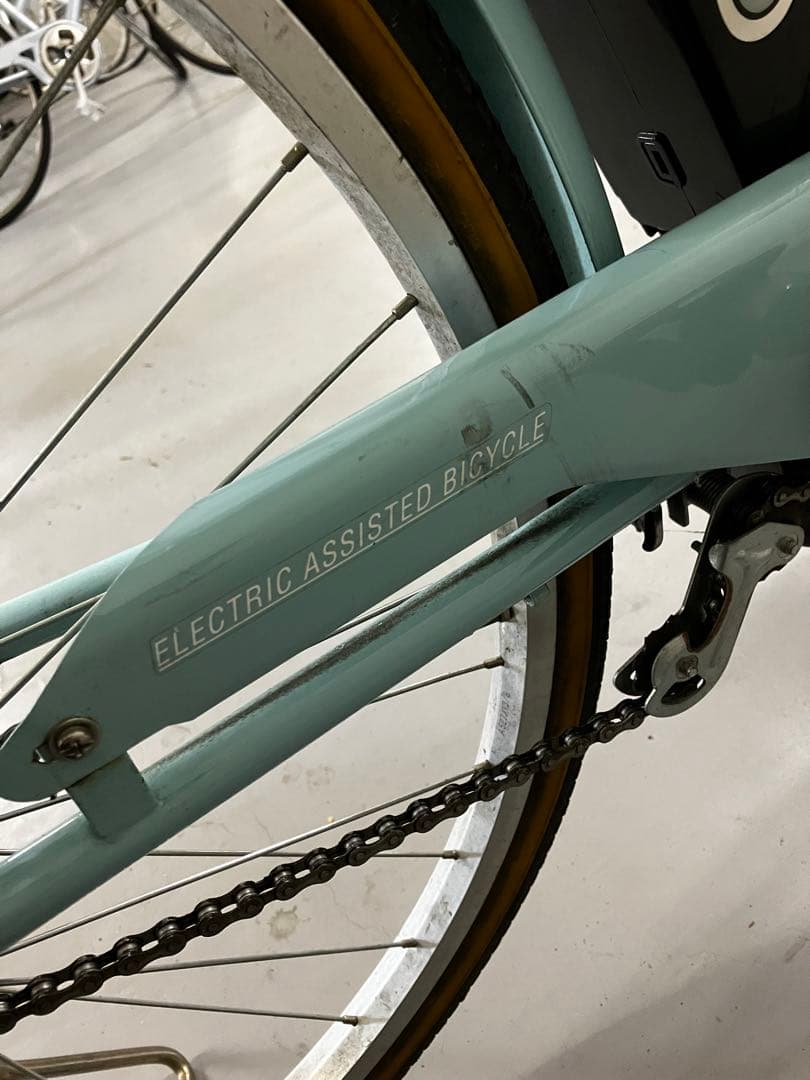水色 シティタイプ 電動アシスト自転車