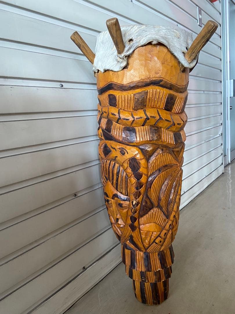 アフリカ　セネガル　大型　太鼓　ドラム　パンロゴ　ガーナ　楽器