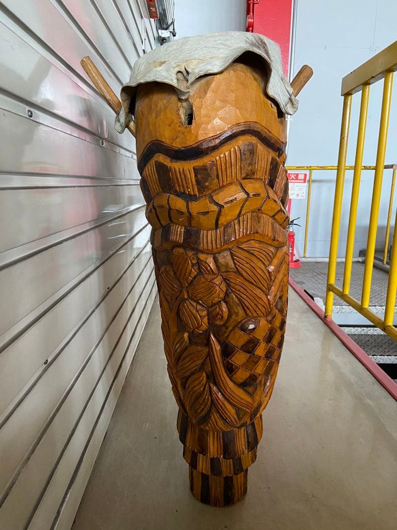 アフリカ　セネガル　大型　太鼓　ドラム　パンロゴ　ガーナ　楽器