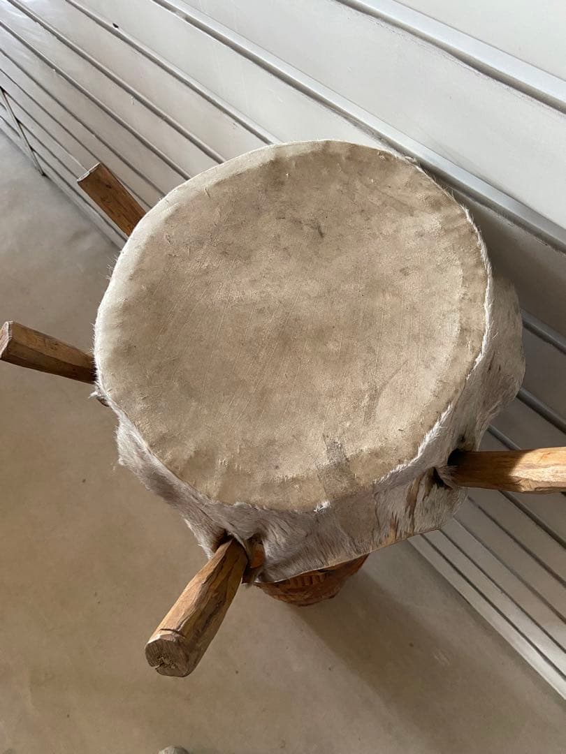 アフリカ　セネガル　大型　太鼓　ドラム　パンロゴ　ガーナ　楽器