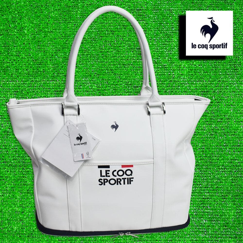 ルコックスポルティフ ゴルフ 大判トートバッグ【ホワイト】新品！