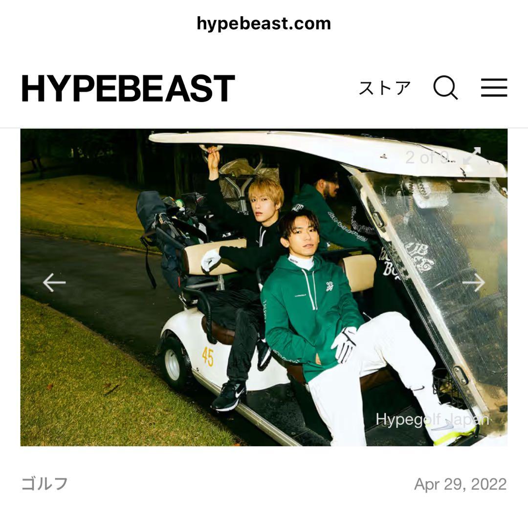 HYPEGOLF×EXILE NAOTO HONESTBOYコラボフーディXL