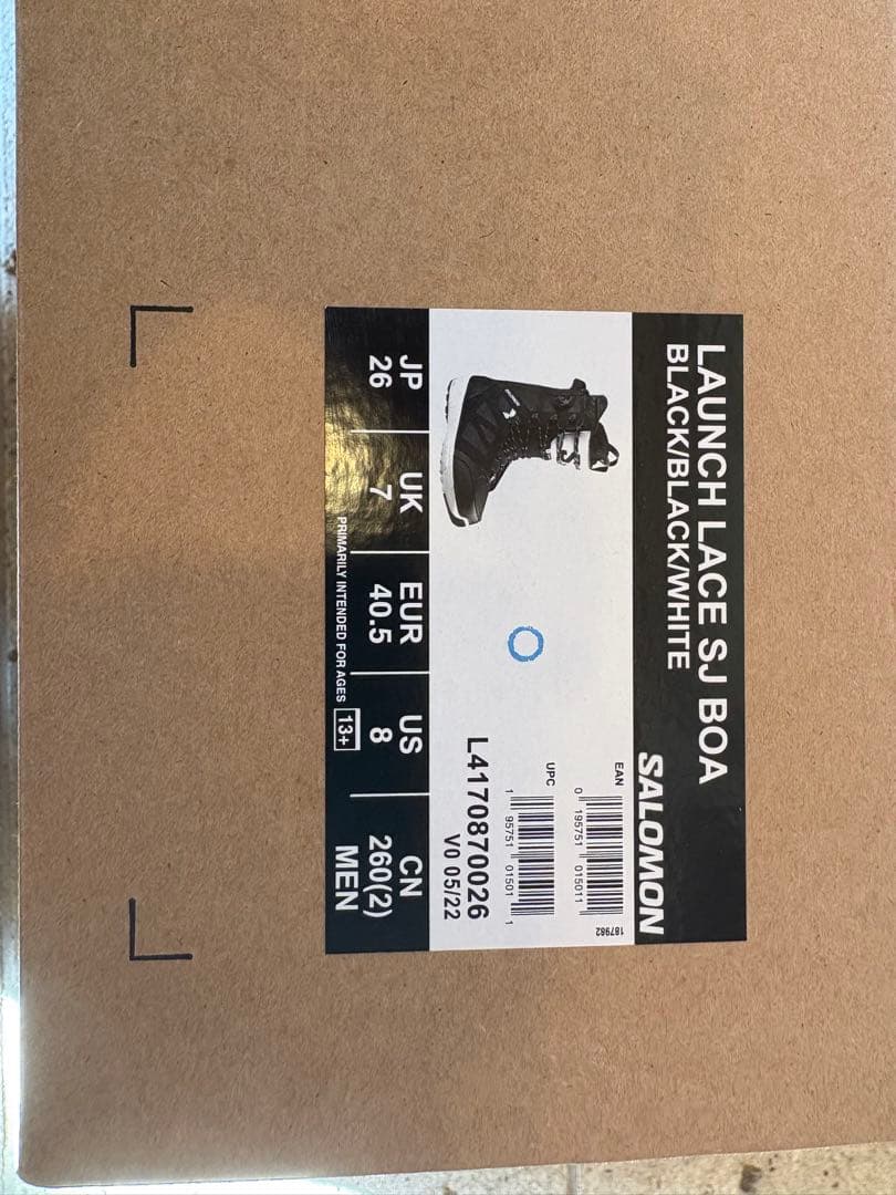 SALOMON LAUNCH ブーツ スノボ BOA