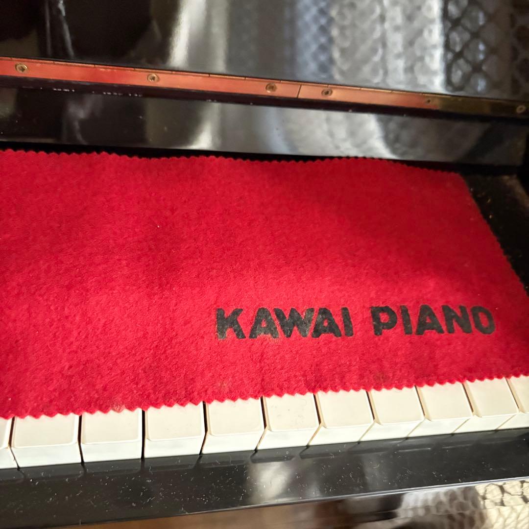 KAWAI カワイ アップライトピアノ KU-1 カバー＆椅子付　高さ調整可能