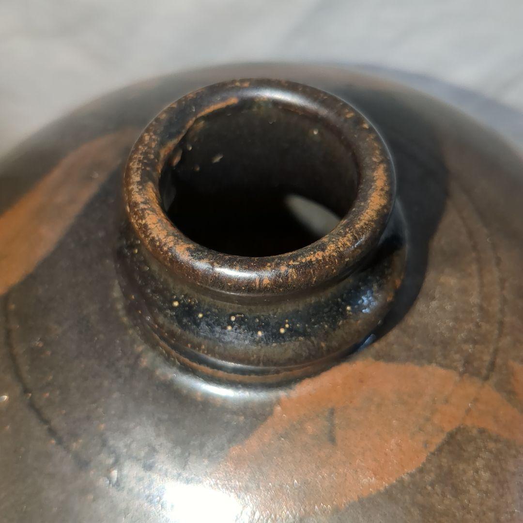 詳細不明　専用木箱付き　花瓶　高さ26cm 陶磁器