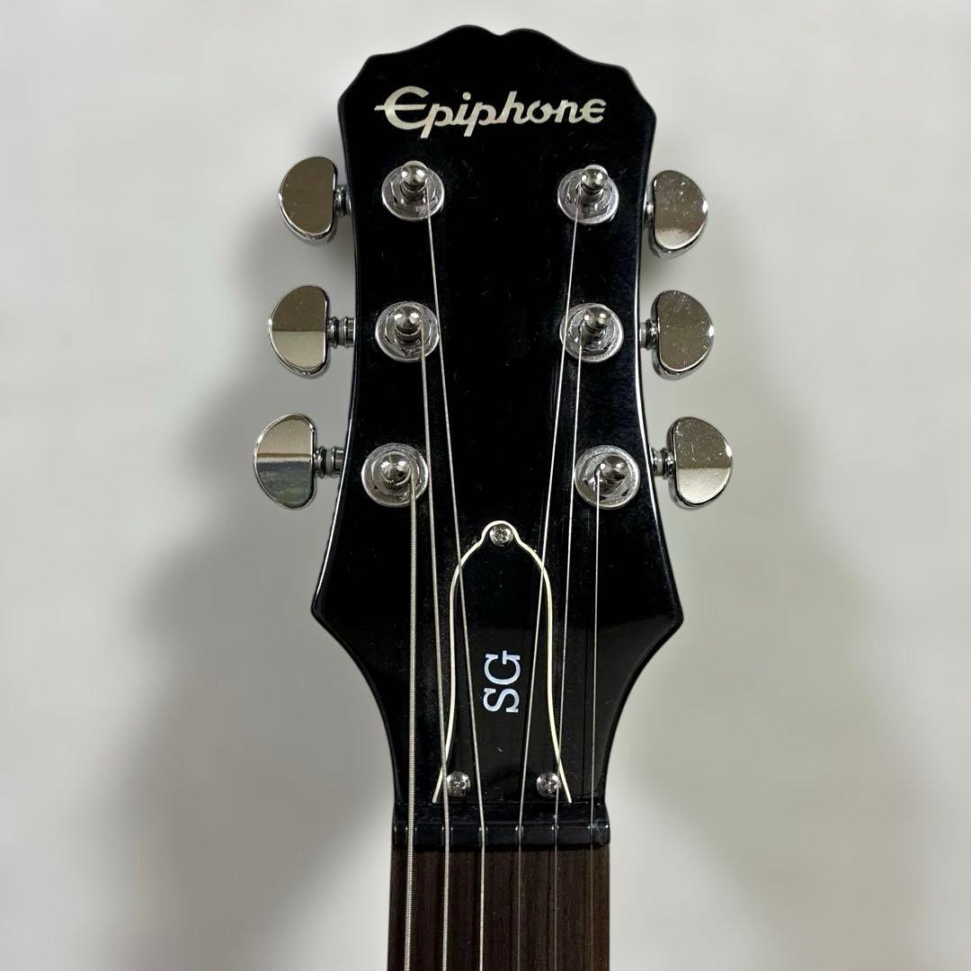 Epiphone SGスタイル エレキギター ブラック　極美品　ケース付き